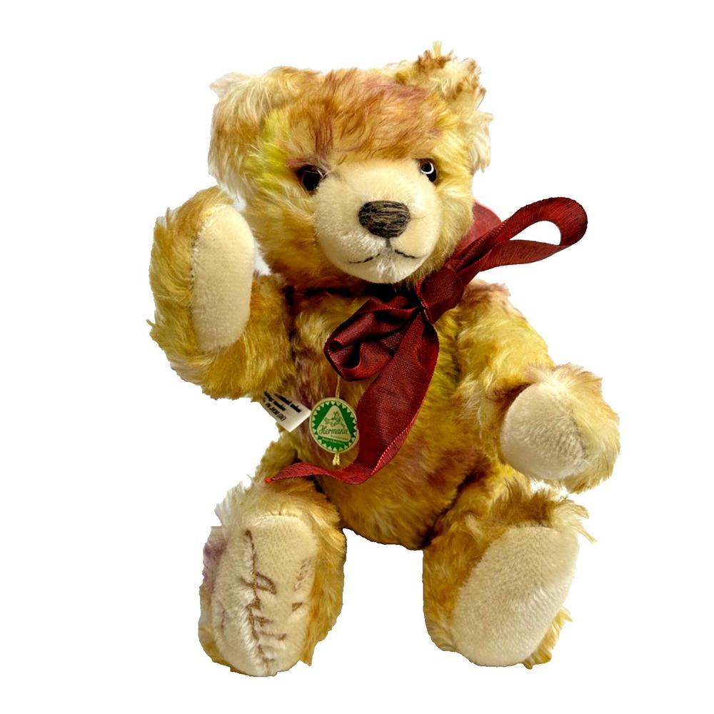 Hermann Teddy Bear Growler Artline Plush 593 A Sound Jointed Pose able 13"